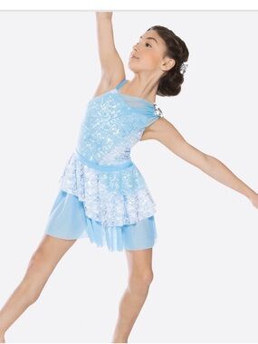 Revolution “Gift of a Friend” Dance Costume Dress Light Blue LC